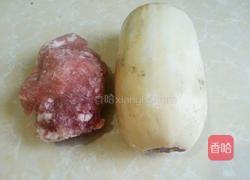 肉炒莲藕的做法图解1