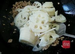 肉炒莲藕的做法图解4