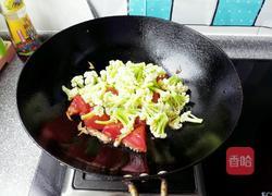 西红柿花菜的做法图解5