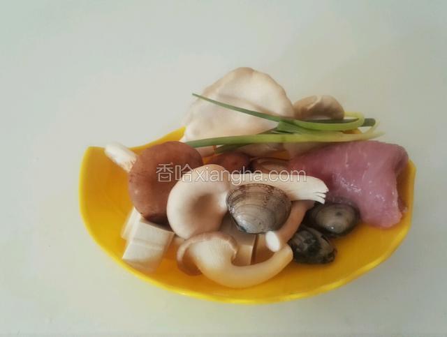 准备好所有食材