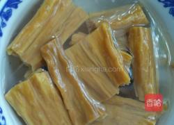 豆腐皮汤的做法图解1