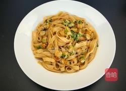 蛤蜊葱油拌面的做法图解9