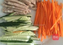 三丝豆皮卷的做法图解2