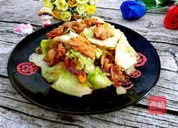 莲花白炒肉的做法图解6