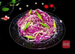 炝紫甘蓝的做法图解8