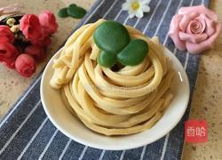 筋道鸡蛋面条的做法图解11