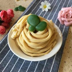 筋道鸡蛋面条的做法[图]