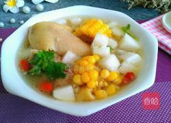 玉米萝卜鸡汤的做法图解6