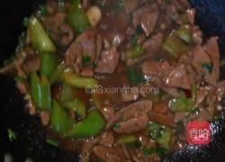 青椒炒猪肝的做法图解11