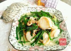 韭菜炒扇贝的做法图解9