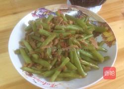 酱煽四季豆的做法图解4