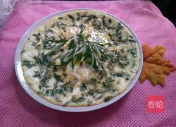 艾叶煎蛋的做法图解7