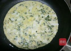 艾叶煎蛋的做法图解6