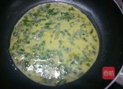 艾叶煎蛋的做法图解5