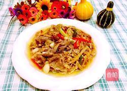 金针炒肥牛的做法图解11