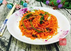 炝炒萝卜丝的做法图解7