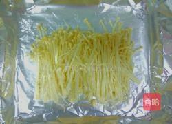 锡纸金针蘑的做法图解5
