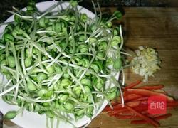清炒黑豆芽的做法图解1