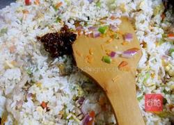 香辣肉丝炒饭的做法图解9