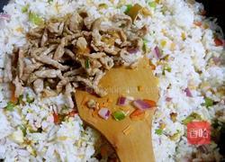 香辣肉丝炒饭的做法图解8