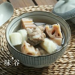 莲藕山药排骨汤的做法[图]