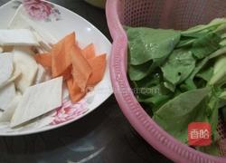 蚝油青菜蘑菇的做法图解2