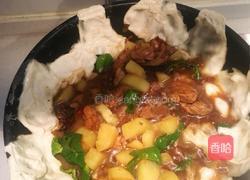 地锅鸡（因为家里没有容器所以菜和主食都放锅里了）宫子城的做法图解9