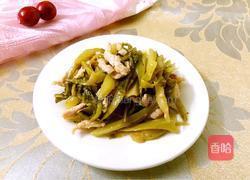 酸菜炒肉片的做法图解8