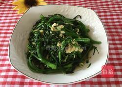 虾皮炒青菜心的做法图解7