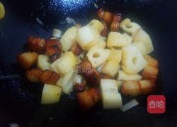 莲藕红烧肉的做法图解10