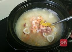 砂锅海鲜粥的做法图解7