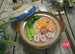 砂锅海鲜粥的做法图解9
