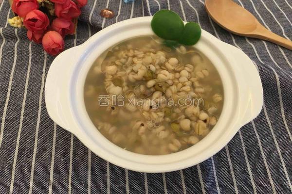绿豆薏仁燕麦米粥