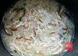 香菇鸡丝粥的做法图解9