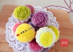 彩色冰皮月饼的做法图解16