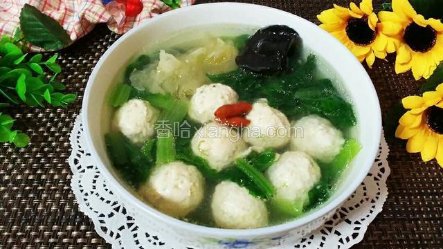 鸡肉丸子汤