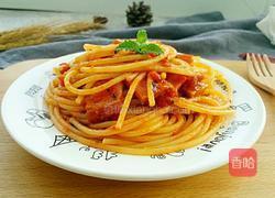 番茄培根意大利面的做法图解11