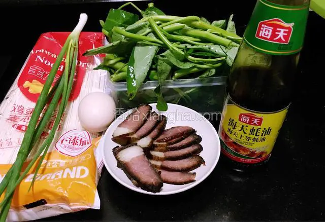 准备好食材