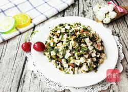 香椿苗拌嫩豆腐的做法图解6