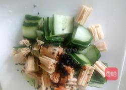 黄瓜凉拌腐竹的做法图解4