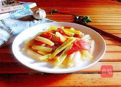 西芹炒火腿的做法图解7