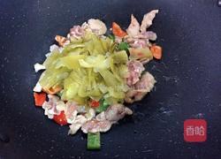 咸菜炒猪肉的做法图解5