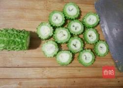金麦酿苦瓜的做法图解5