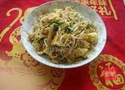 豆芽焖饼条的做法图解10