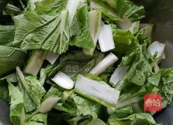 虾炒小白菜的做法图解1