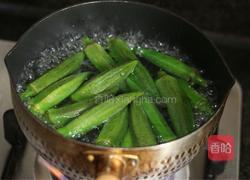 油泼秋葵的做法图解2