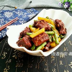 豆角土豆炖排骨的做法[图]