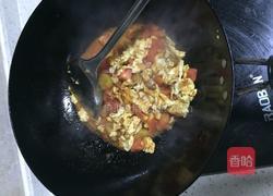 番茄鸡蛋连汤面的做法图解8