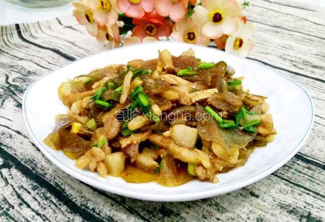肉炒粉皮