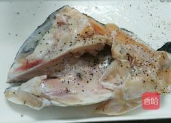 烤三文鱼头的做法图解3